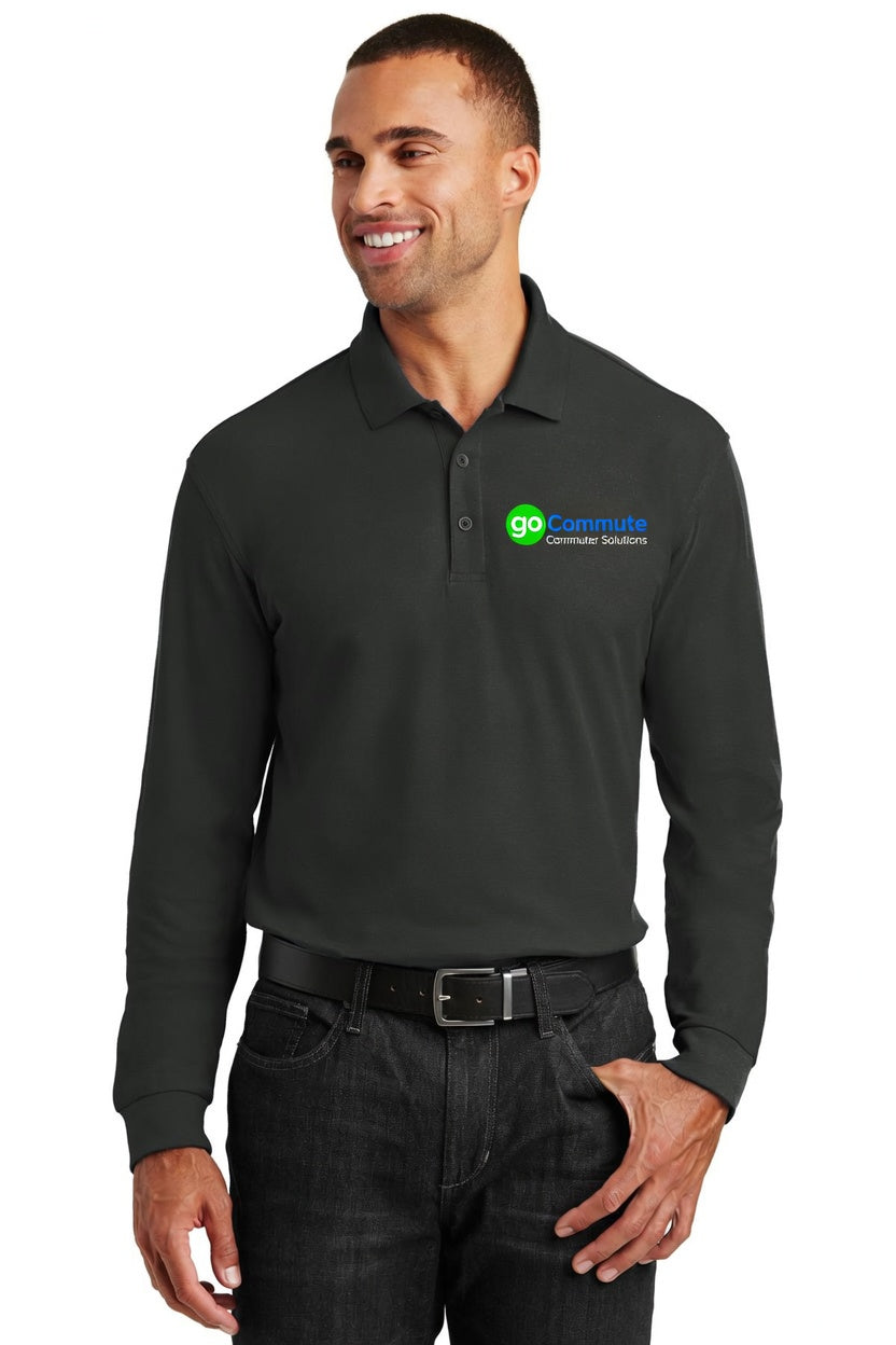 K100LS Port Authority® Long Sleeve Core Classic Pique Polo